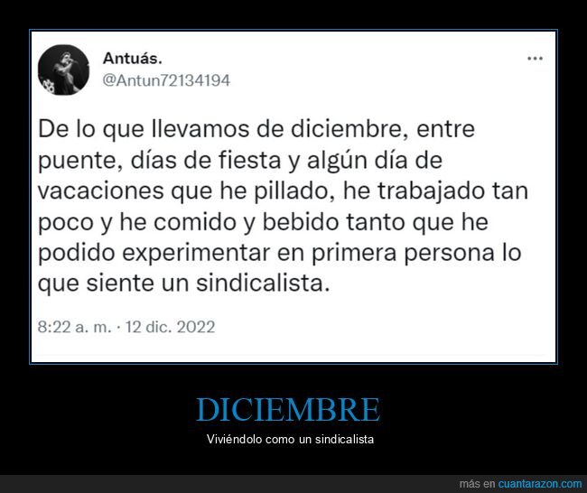 diciembre,trabajar,sindicalista