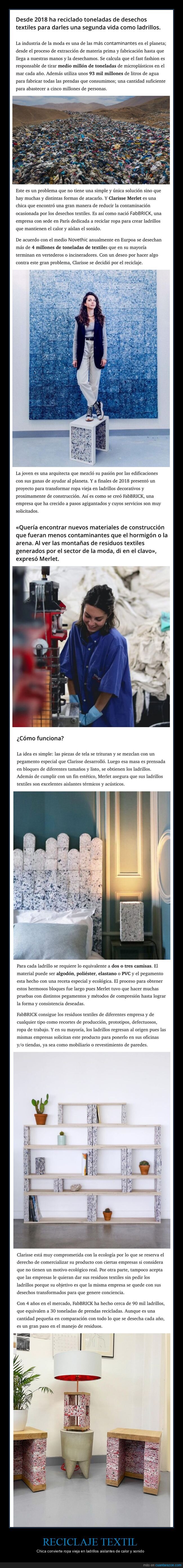 reciclaje,ropa,ladrillos