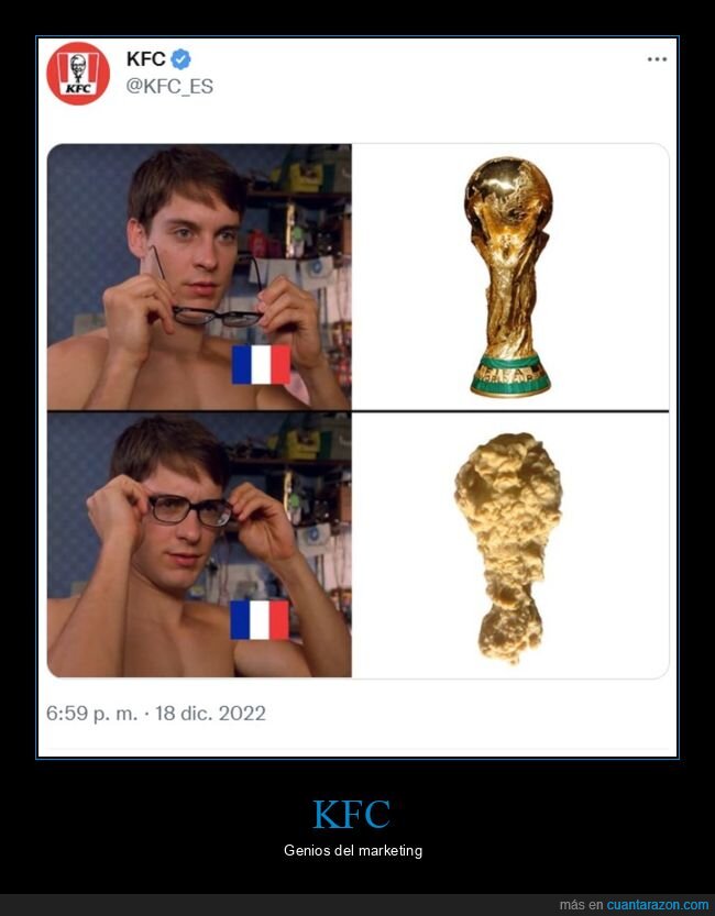 kfc,copa del mundo,pollo,parecidos,mundial,qatar