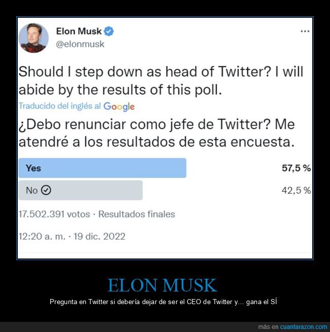 elon musk,twitter,encuesta