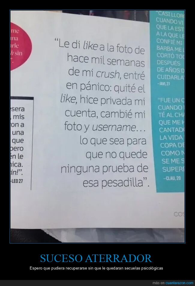 cosmopolitan,facebook,like,problemas del primer mundo,revista