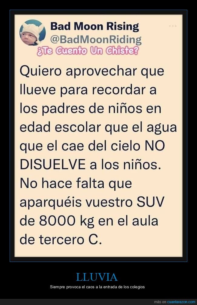 lluvia,padres,colegios,niños