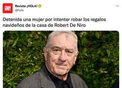 Enlace a Le han robado la Navidad a Robert De Niro