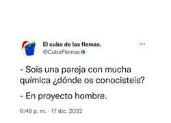 Enlace a Mucha química