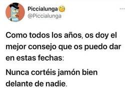 Enlace a No olvides estas palabras cuando tengas un jamón delante