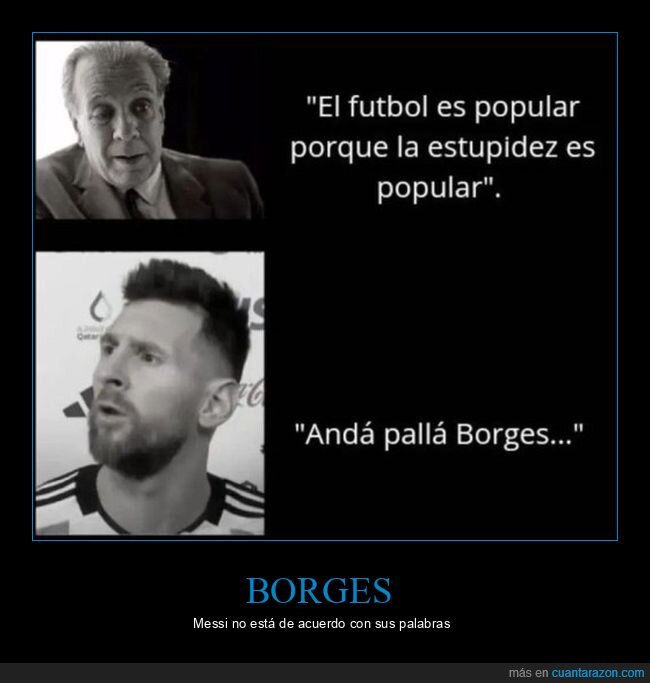 borges,fútbol,messi