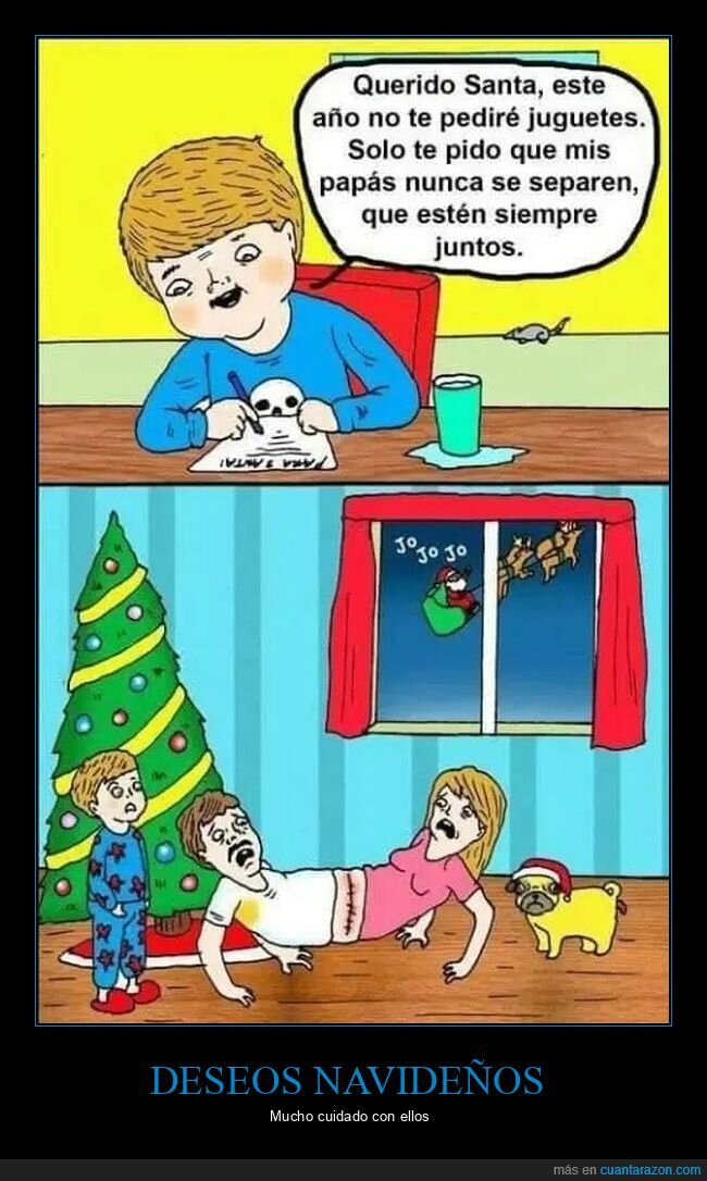 navidad,padres,papá noel,separarse
