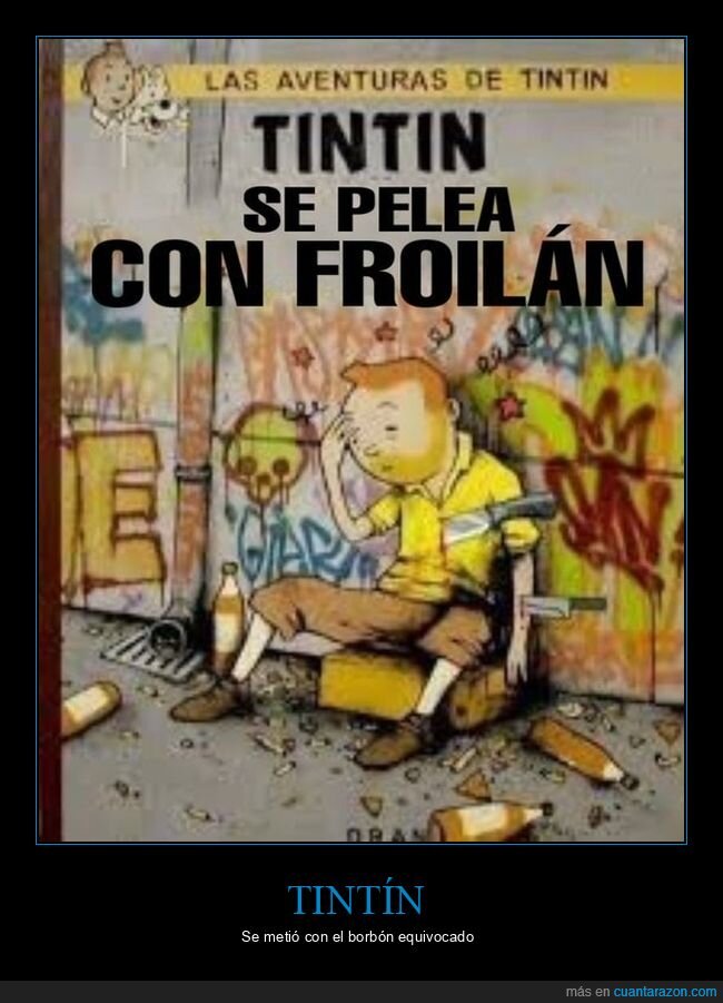 tintín,froilán,apuñalado