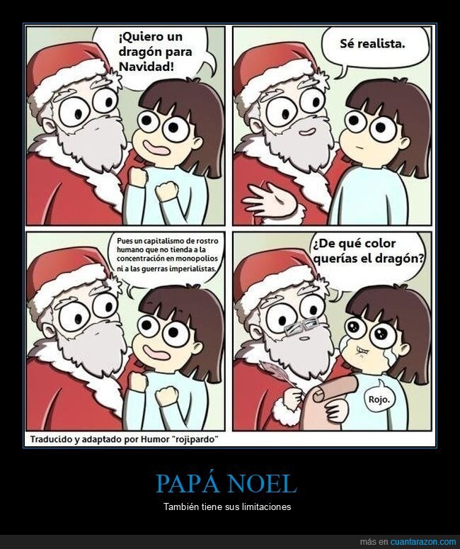 papá noel,dragón,capitalismo