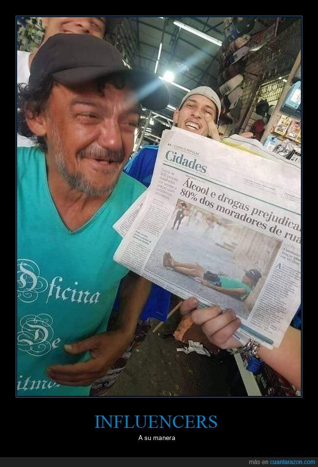 borracho,drogas,influencer