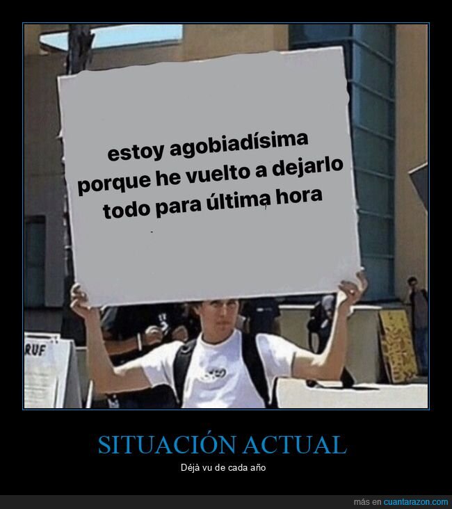 estudiar,examenes,ultima hora,agobio
