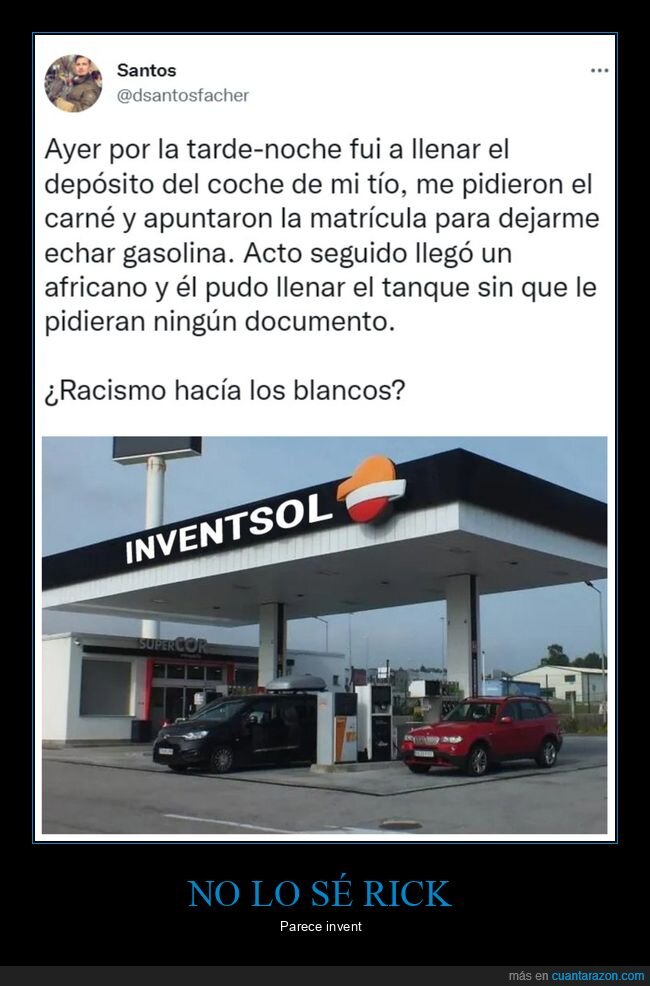 gasolinera,carnet,matrícula,africanoo