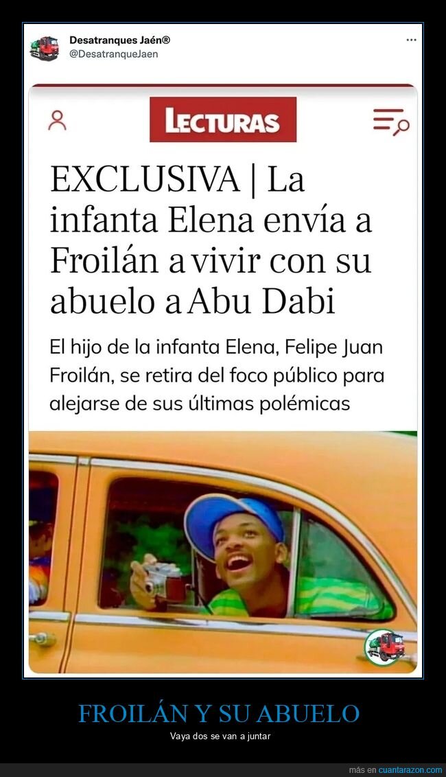 abu dabi,abuelo,froilán,infanta elena,juan carlos i,vivir