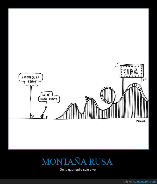 montaña rusa,vida