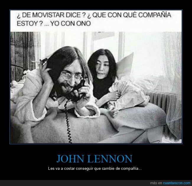 john lennon,yoko ono,compañía