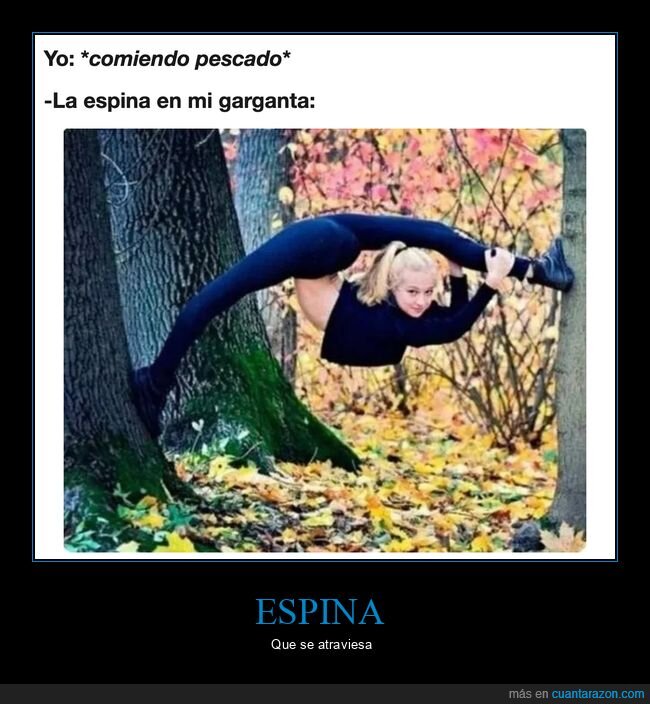 espina,pescado,postura