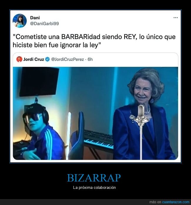 bizarrap,juan carlos i,reina sofía