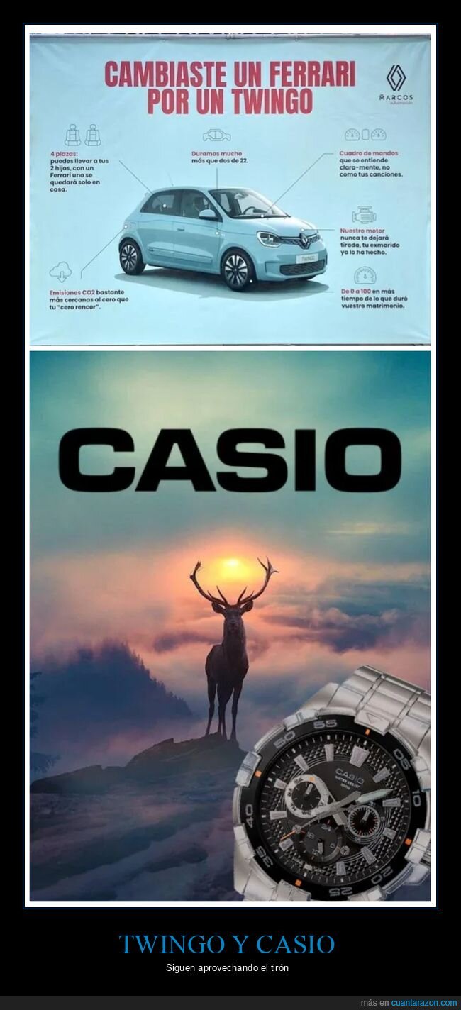 anuncios,casio,shakira,twingo