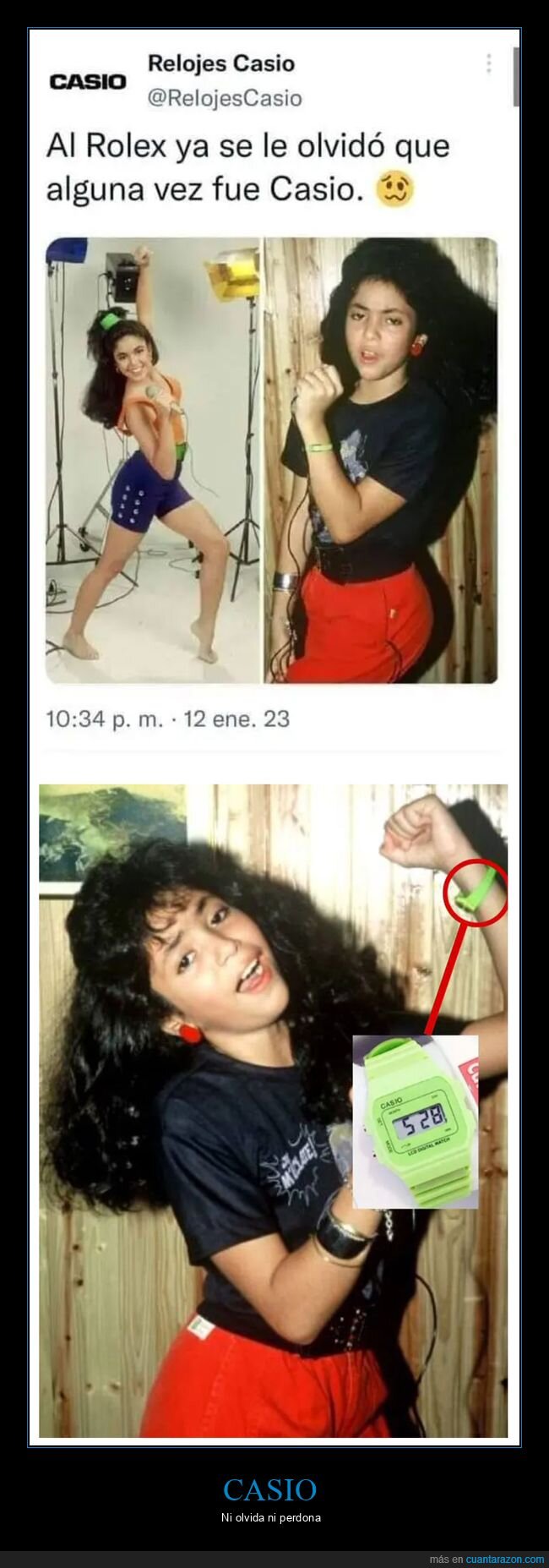 casio,joven,shakira