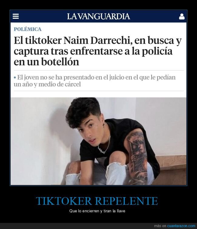 naim darrechi,busca y captura,policía,botellón