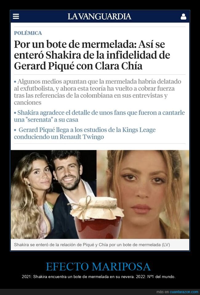 shakira,piqué,enterarse,infidelidad,mermelada