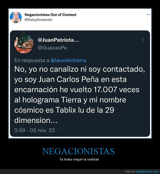 negacionistas,conspiranoicos,encarnación,wtf