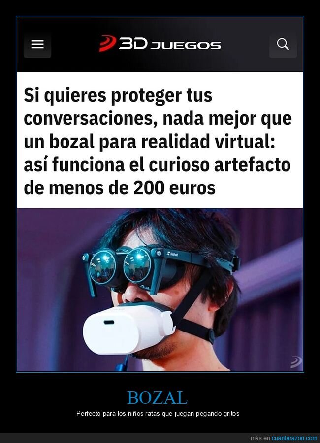 bozal,realidad virtual