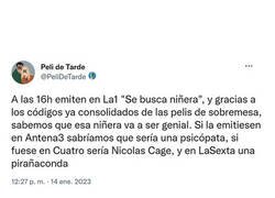 Enlace a Los códigos de las películas de sobremesa