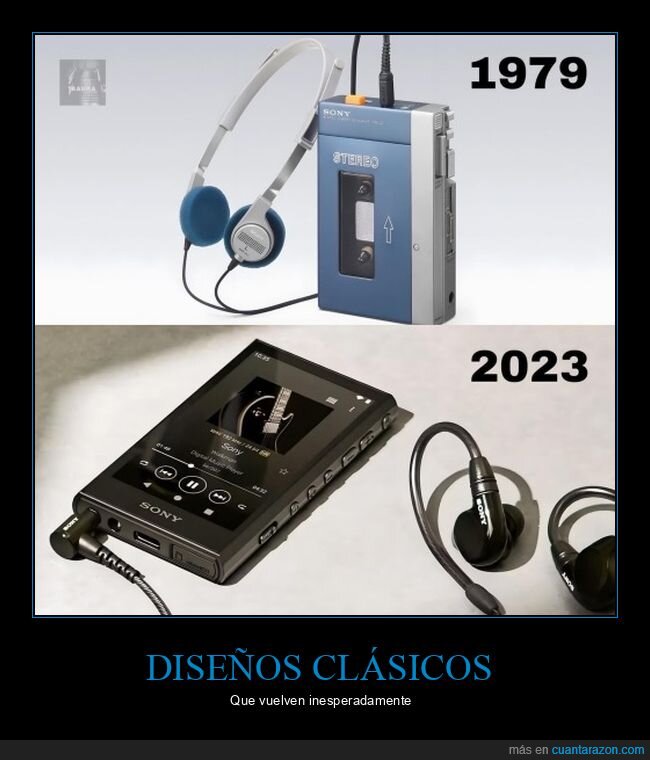 walkman,antes,ahora