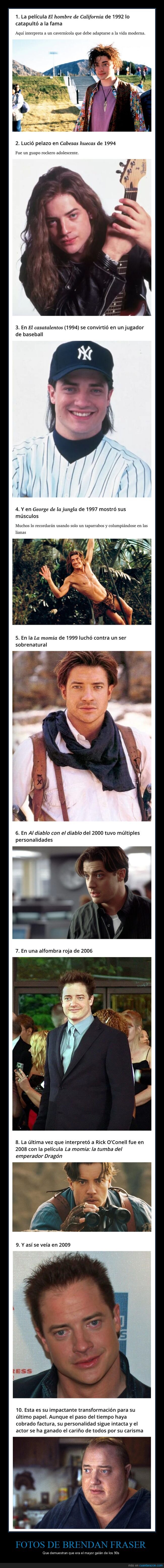 brendan fraser,películas