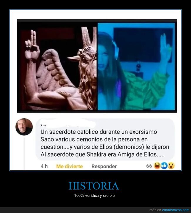 comentarios,conspiranoicos,demonios,exorcismo,shakira