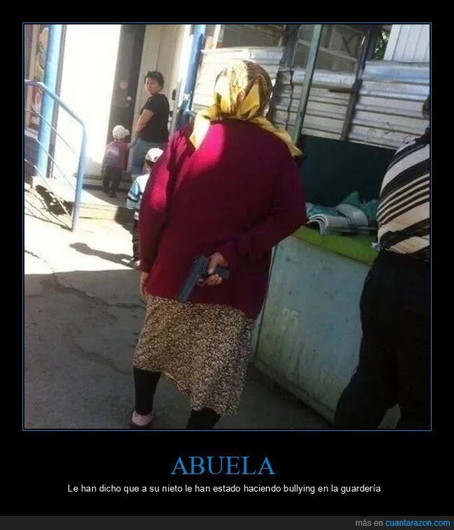 abuela,pistola,wtf
