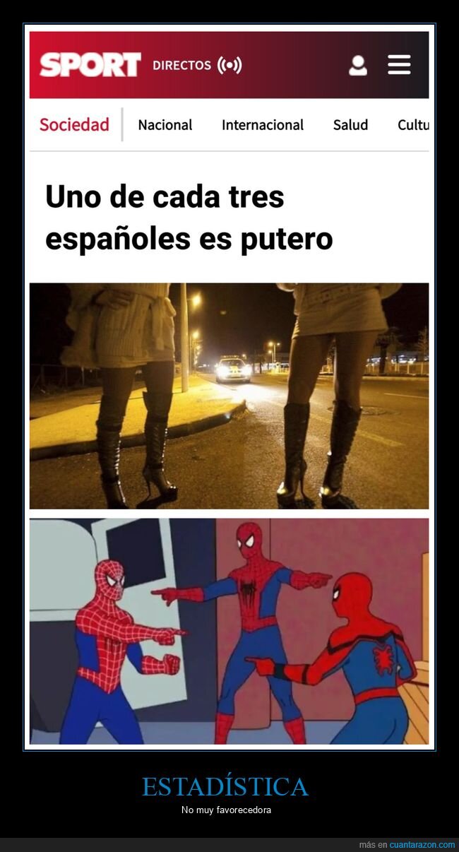 españoles,puteros,estadística