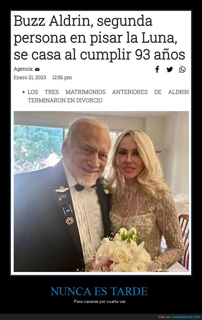 buzz aldrin,casarse