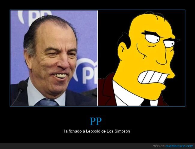 adanero,leopold,simpsons,políticos