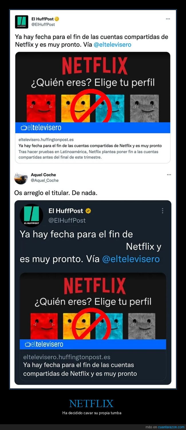 cuentas compartidas,netflix