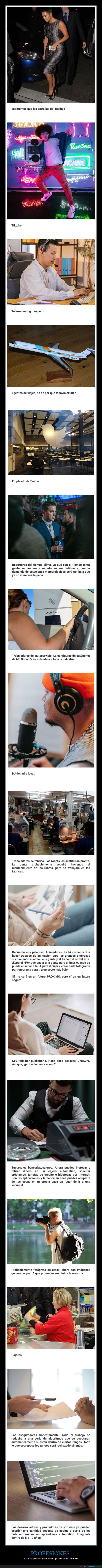 profesiones,desaparecer