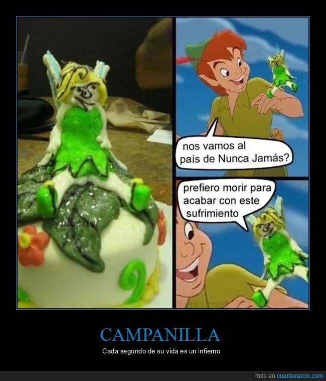 campanilla,peter pan,fails