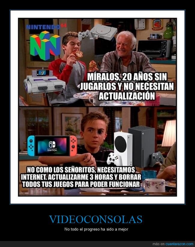 videoconsolas,antes,ahora,actualizarse