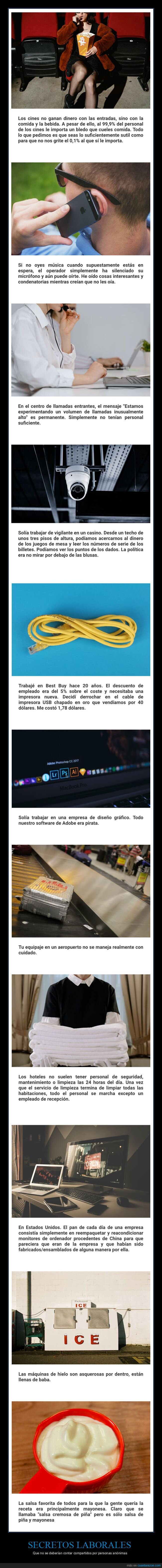 secretos laborales,trabajos