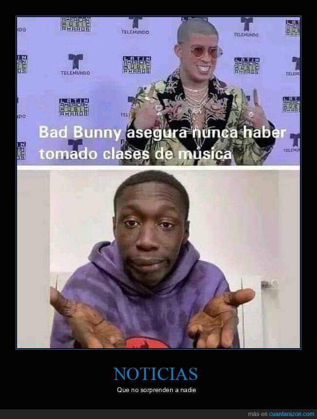 bad bunny clases,música