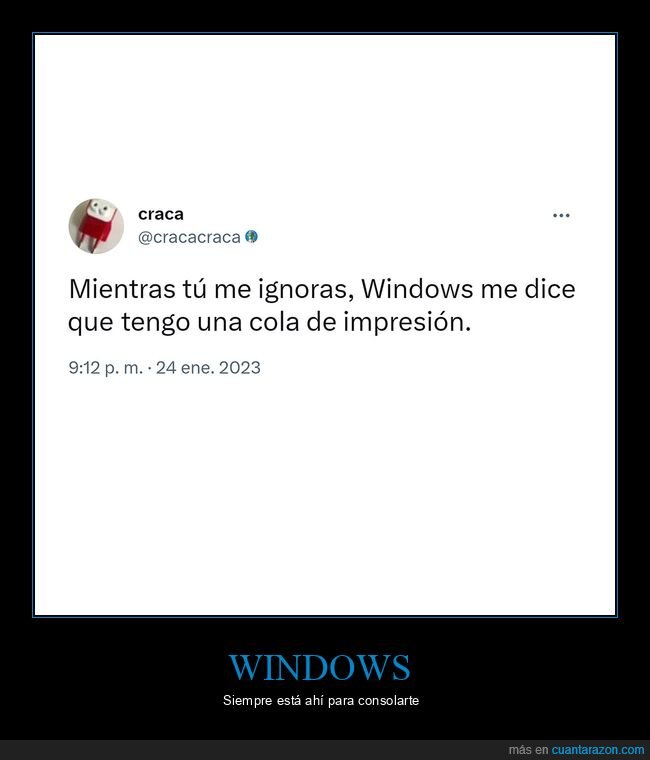 ignorar,windows,cola de impresión