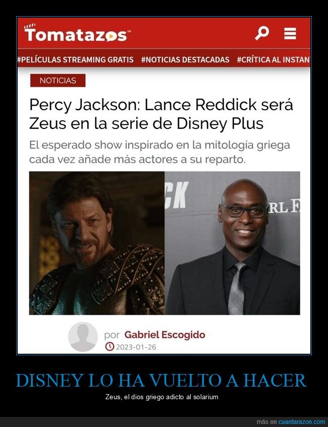 lance reddick,zeus,disney