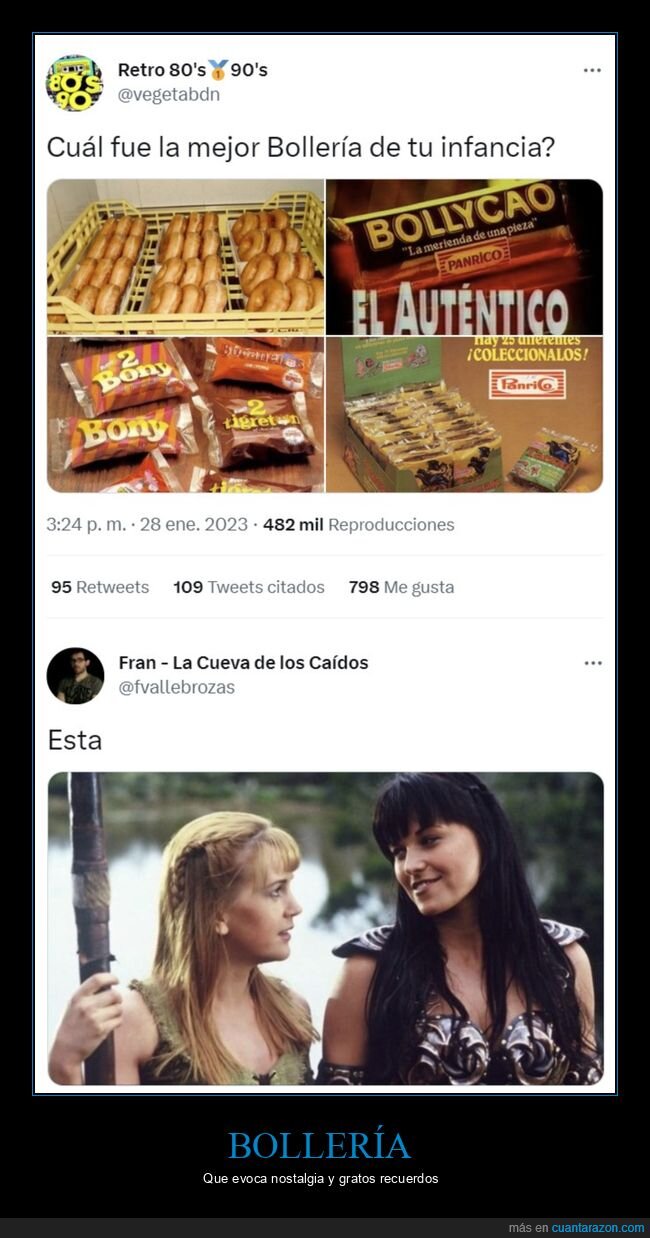 bollería,infancia,xena