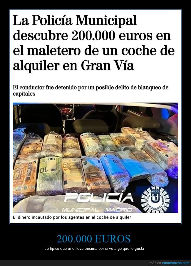 coches,dinero,policía