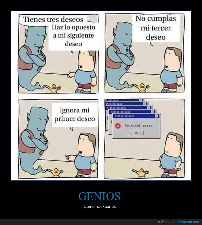 deseos,genio,error