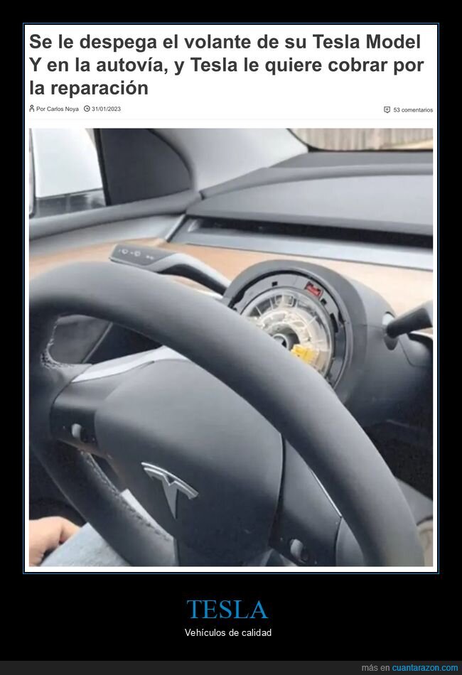 tesla,volante,despegar,cobrar