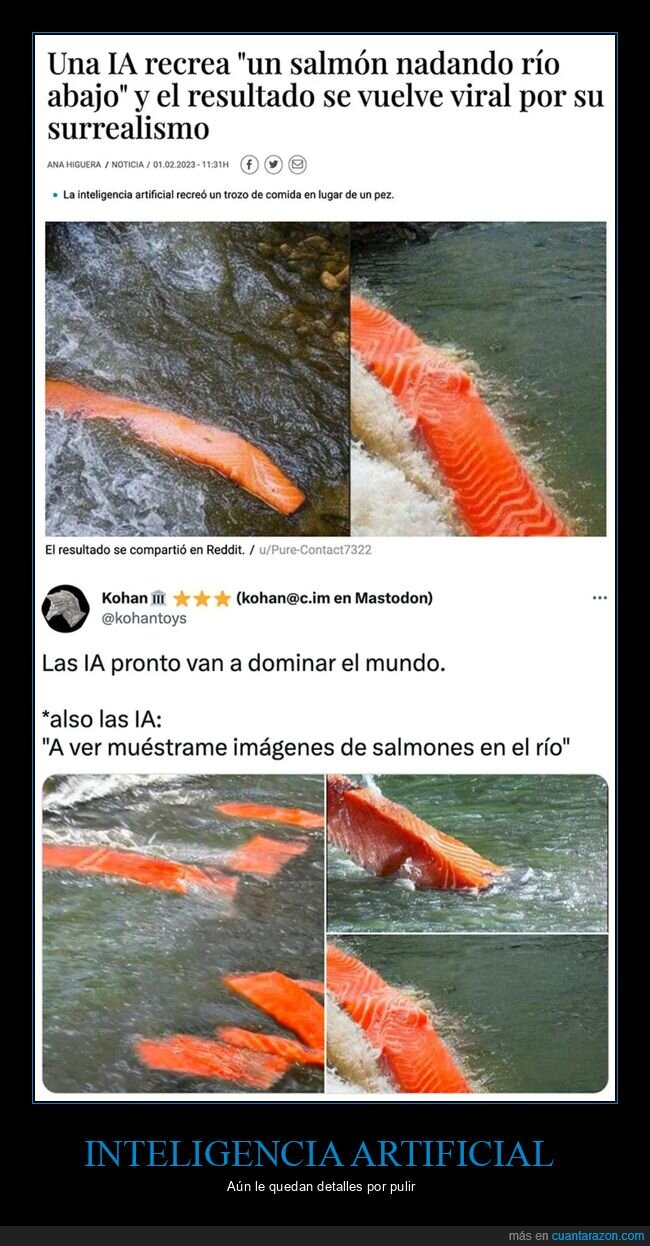 inteligencia artificial,salmones