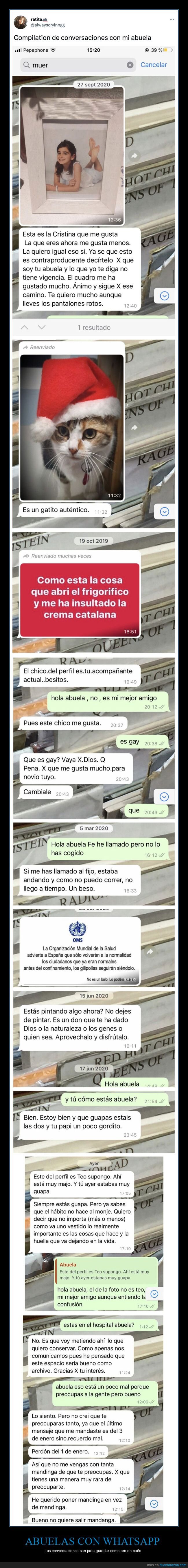 abuela,conversaciones,whatsapp