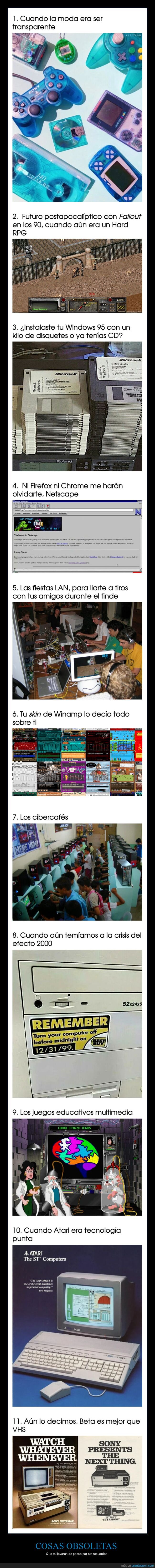 cosas obsoletas,recuerdos